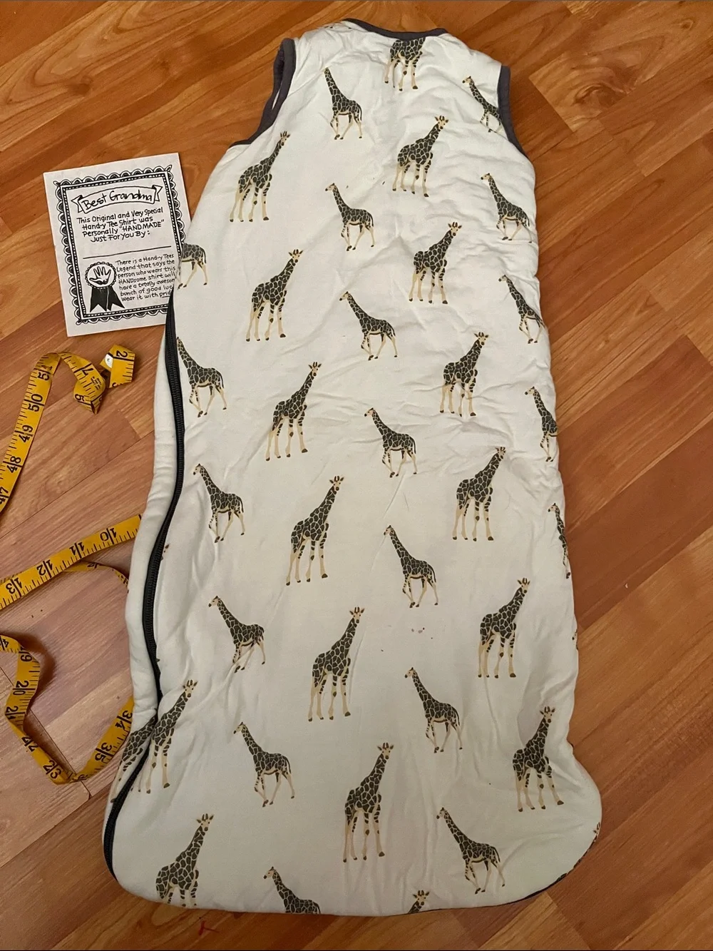Kyte Quilted Sleep Sack Size 0-6 months Giraffe